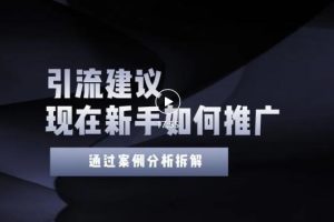 今年新手如何精准引流？给你4点实操建议让你学会正确引流（附案例）无水印